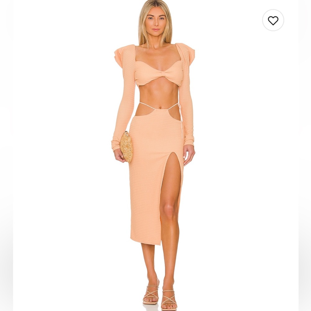 REVOLVE X LOVERS AND FRIENDS In the Moment Crop Top and Midi Skirt Matching Set